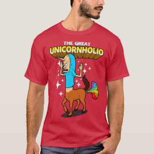 Funny Unicorn Farting Rainbow Retro 90s toon T-Shirt