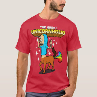 Funny Unicorn Farting Rainbow Retro 90s toon T-Shirt