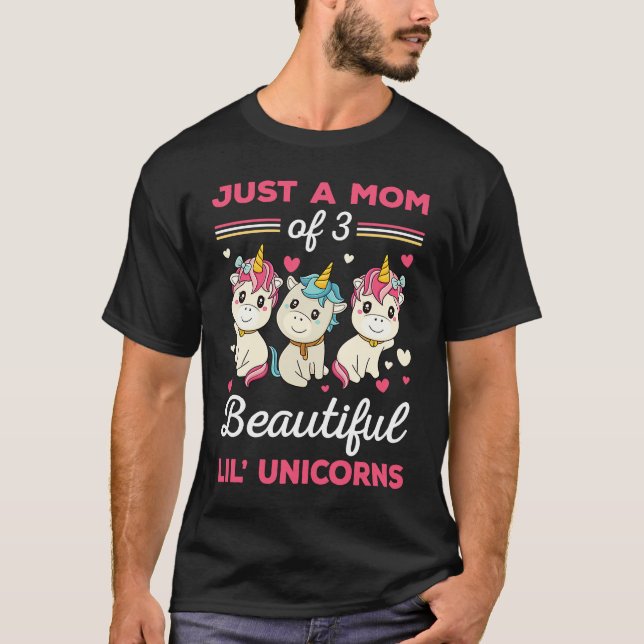 funny unicorn for unicorn mom T-Shirt (Front)