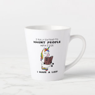 FUNNY UNICORN GIFT, Rainbow Unicorn, Cute Unicorn Latte Mug