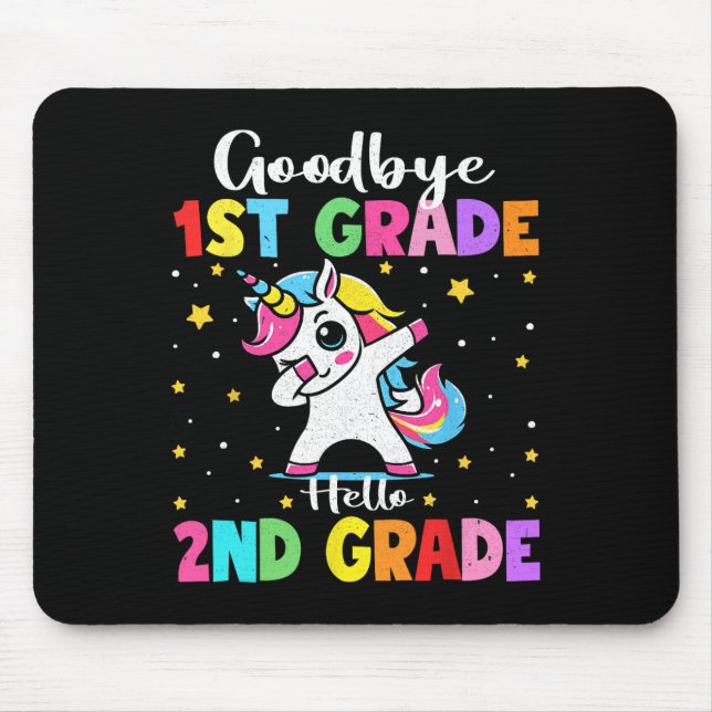 Funny Unicorn Good  Mouse Mat (Front)