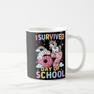 Funny Unicorn I Survived 67 Days Of School Meme Fo Coffee Mug