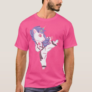 Funny Unicorn Karate Girl I Taekwondo Martial Arts T-Shirt