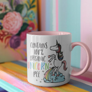 Funny Unicorn Mug - Organic Unicorn Pee Novelty