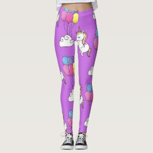 Funny Unicorn Pattern Magic Horse Leggings