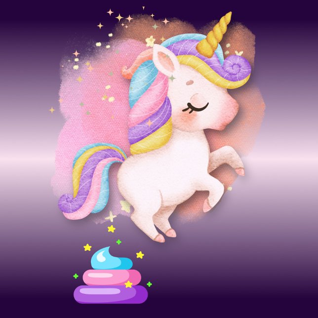 Funny Unicorn Poop T-Shirt (Creator Uploaded)