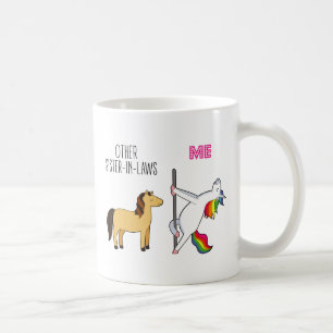 Funny Unicorn Sister In Law Birthday Coffee Mug
