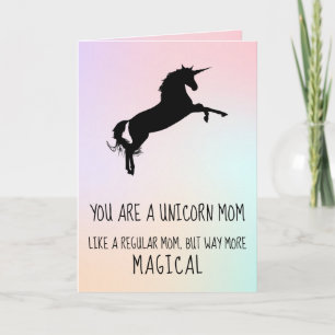 Funny Unicorn Stepmom Mother's Day Card