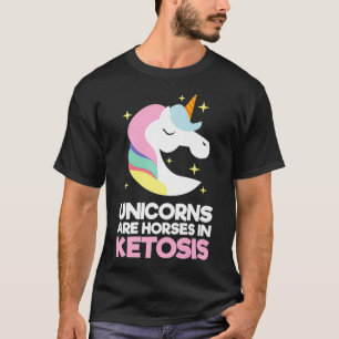 Funny Unicorns Horses In Ketosis Keto Diet Premium T-Shirt