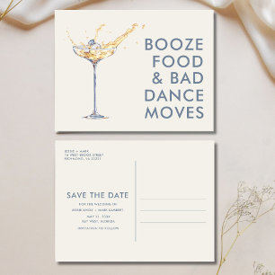 Funny Unique Wedding Save the Date Announcement Postcard
