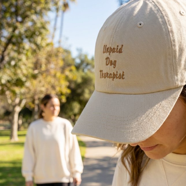 Funny Unpaid Dog Therapist Hat | Dog Mum Gift (Creator Uploaded)