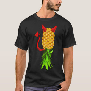 Funny Upside Down Pineapple Swinger Men Women T-Shirt