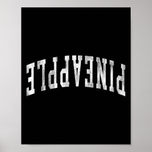 Funny Upside Down Pineapple Swinger Pineapple Arch Poster