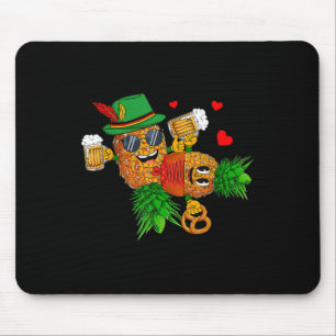 Funny Upside Down Pineapples Couple Swingers Men  Mouse Mat