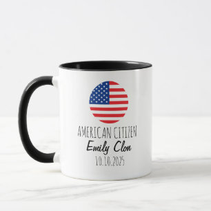 Funny US Citizenship gift Custom dual Citizenship  Mug