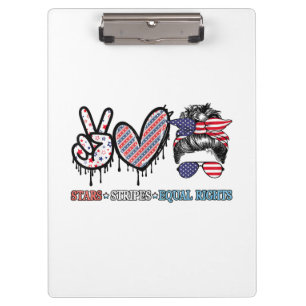 Funny US Flag Patriotic Clipboard