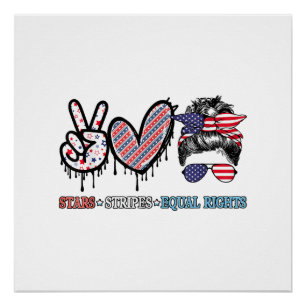 Funny US Flag Patriotic Poster