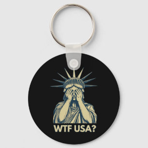 Funny Usa 4th Of July Key Ring