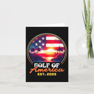 Funny Usa America Shirt Gulf Of Us America Est 202 Card