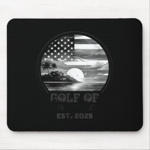 Funny Usa America Shirt Gulf Of Us America Est 202 Mouse Mat