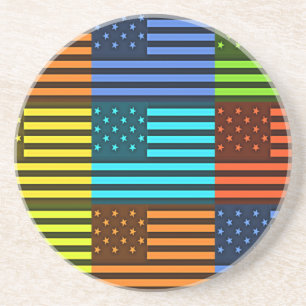 Funny USA Flag Coaster