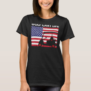 Funny USA Flag Golf For Men Women Golfer Golf Love T-Shirt