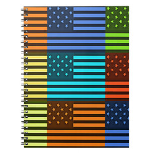 Funny USA Flag Notebook
