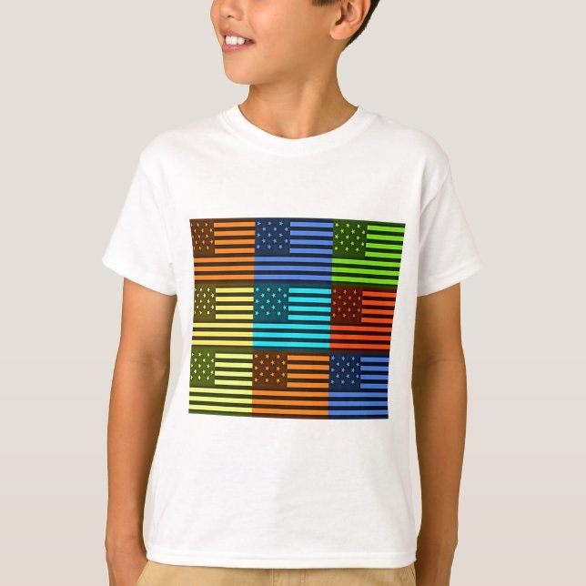 Funny USA Flag T-Shirt (Front)