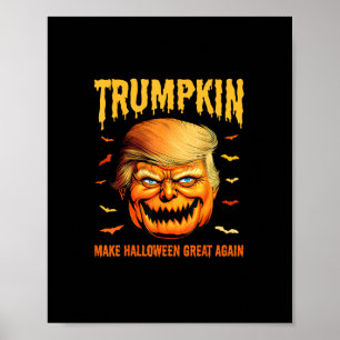 Funny Usa Pumpkin Trumpkin Make Halloween Great Ag Poster