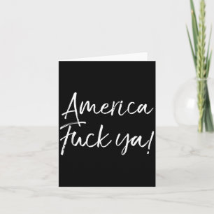Funny Usa Quote American Saying Joke Gift America  Card