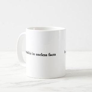 Funny   Useless Facts   Trivia Buff Coffee Mug