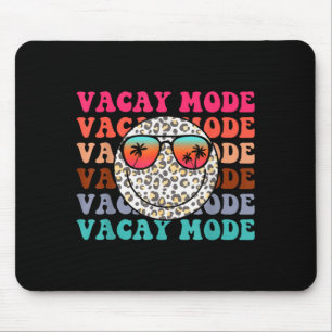 Funny Vacay Mode On Summer Vacation School Teacher Mouse Mat