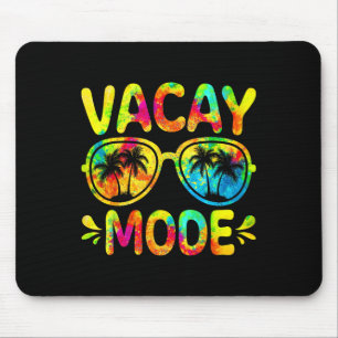Funny Vacay Mode Sungles Vacation Summer Cruise Ge Mouse Mat