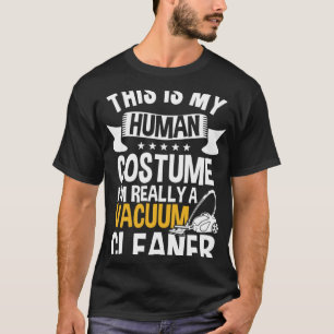 Funny Vacuum Cleaner Outfit Housekeeper T-Shirt