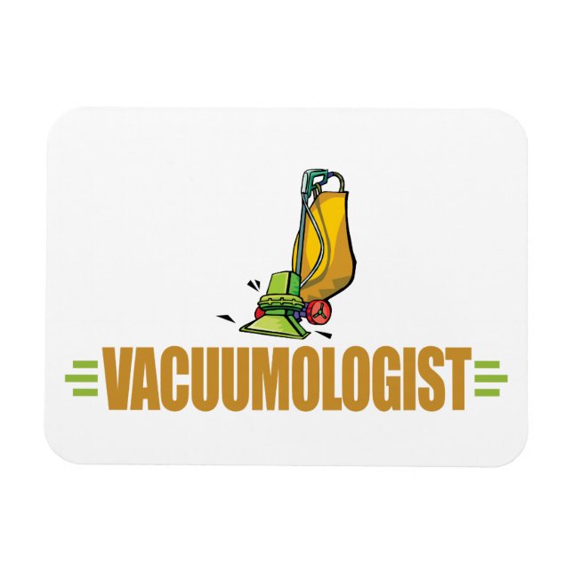 Funny Vacuuming Magnet (Horizontal)