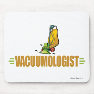 Funny Vacuuming Mouse Mat
