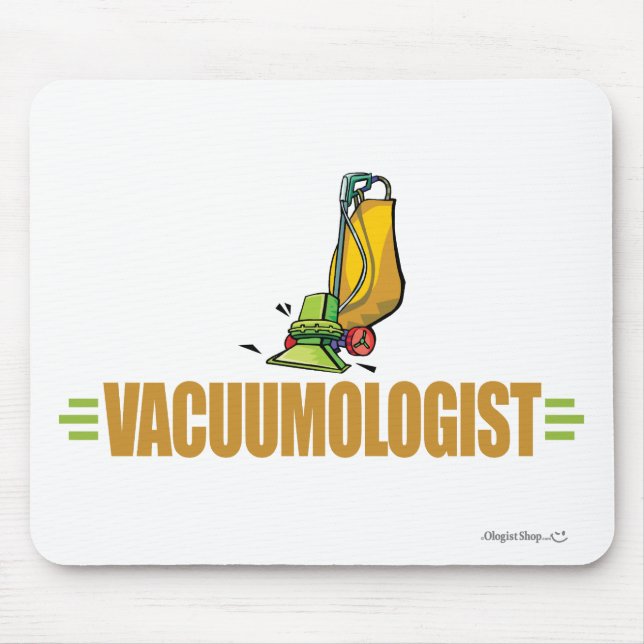 Funny Vacuuming Mouse Mat (Front)