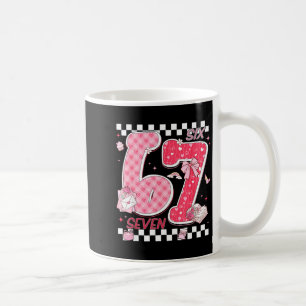 Funny Valentine 67 Six Seven Meme Nk Bow Boy Girl  Coffee Mug