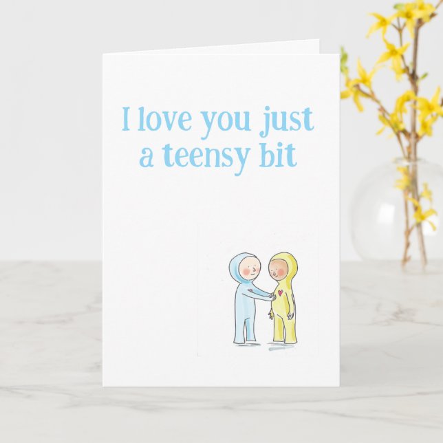 Funny Valentine Anyone Love Card (Yellow Flower)