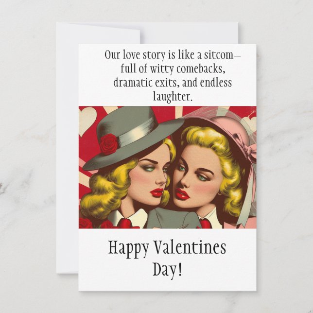 Funny Valentine Card (Front)