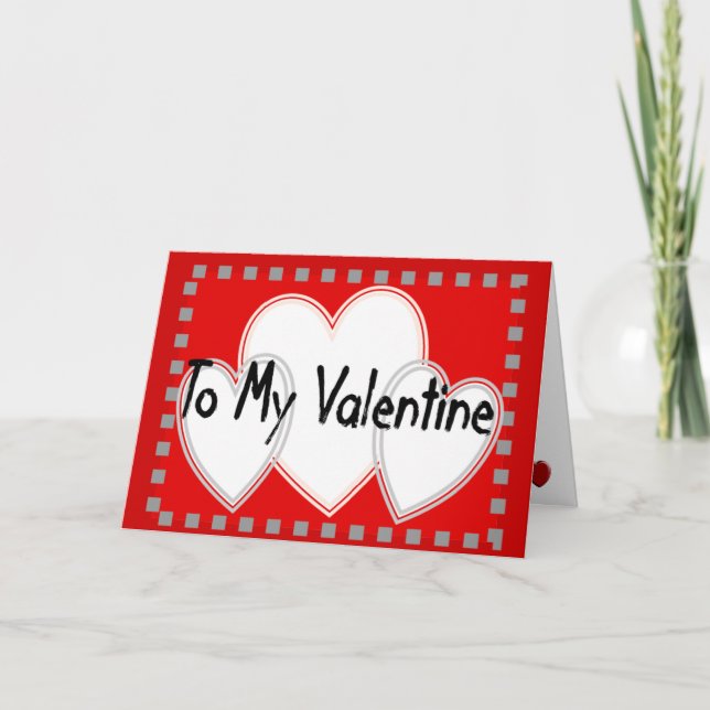 Funny Valentine Card--See Back of Card Please (Front)