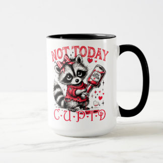 Funny Valentine Coffee Mug, Racoon Valentine Mug