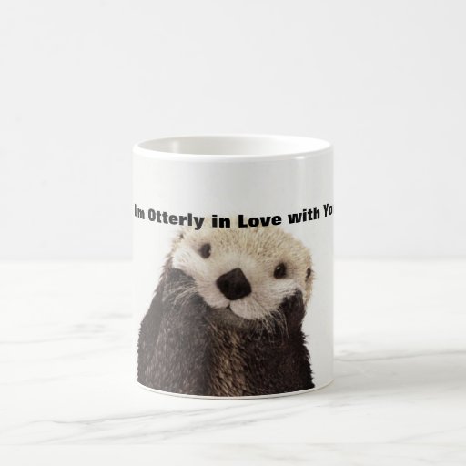 Funny Valentine Day Otter Coffee Mug