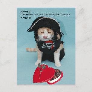 Funny Valentine for Friend or Family Holiday Postcard