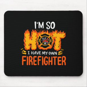 Funny Valentine Gift Firemans Wife I Have My Own F Mouse Mat