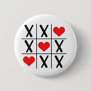 Funny Valentine Hearts Coules Matching Lovers 6 Cm Round Badge