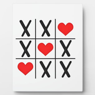 Funny Valentine Hearts Coules Matching Lovers Plaque