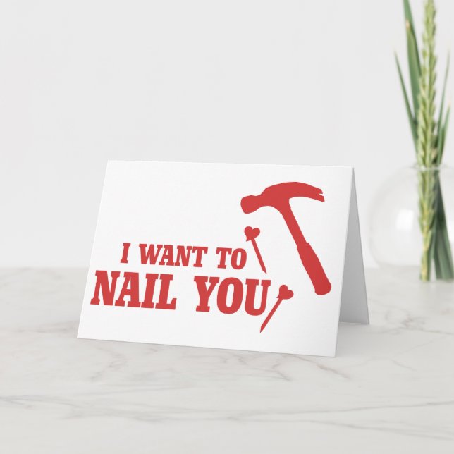 Funny Valentine Holiday Card (Front)