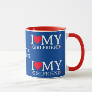Funny Valentine I Love My Girlfriend Mug