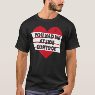Funny Valentine Jiu Jitsu You Had Me At Side Contr T-Shirt